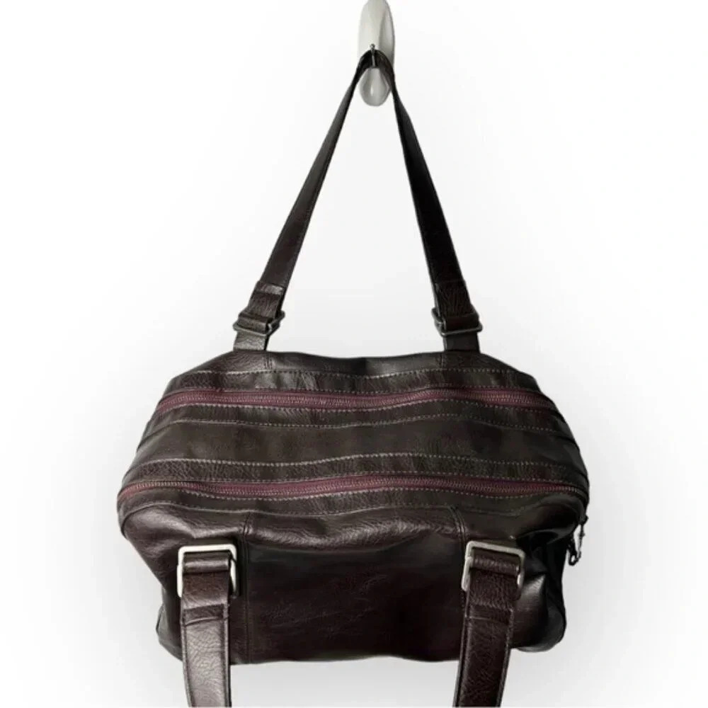 Samsara Matt & Nat Purple Dual Compartment Shoulder Bag